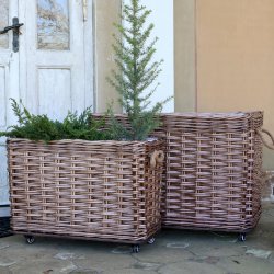 Fletkurve med hjul til planter og boligindretning