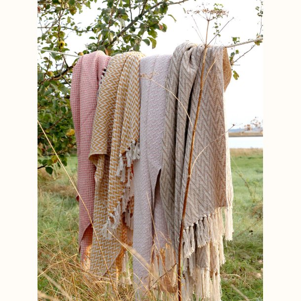 Aix Plaid af overskudsgarn