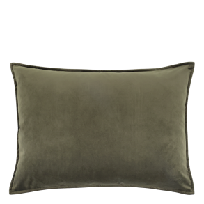 Aix pudebetr�k i velour olivengr�n