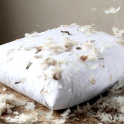 Monteringspude m. andefjer og -dun 1150 g