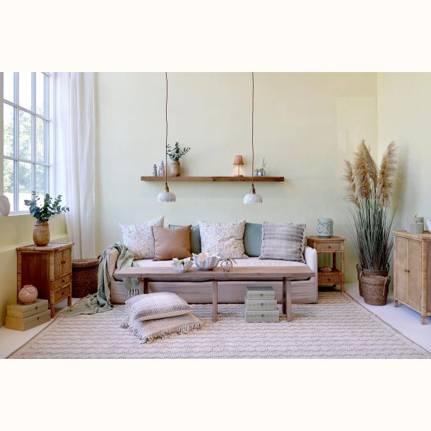 Aix Pudebetr�k m. gr�ftekantsblomster