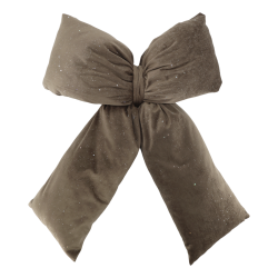 Veloursl�jfe mocca med glimmer