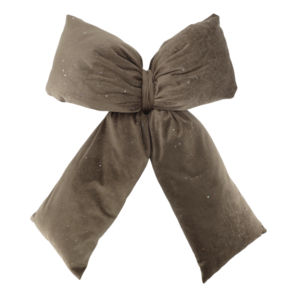 Veloursl�jfe mocca med glimmer