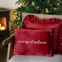 Merry Christmas pude p� stol