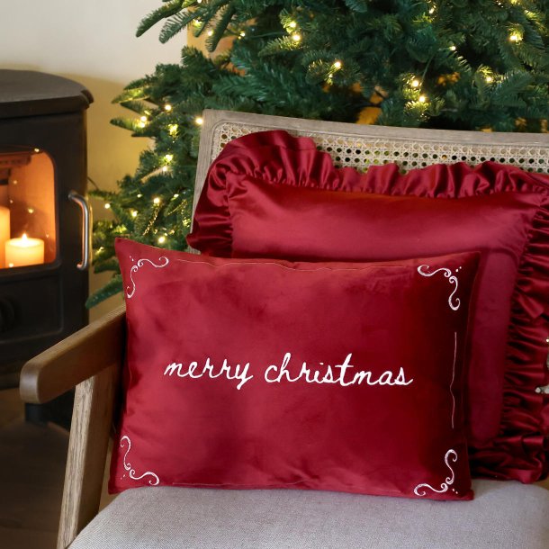 Merry Christmas pude p� stol