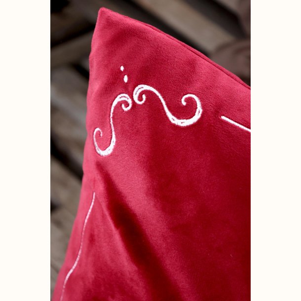Broderi Merry Christmas p� Aix pude