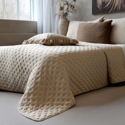 Quilt senget�ppe i h�r p� seng