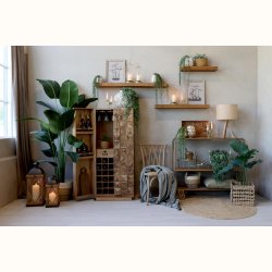 Lanterne m. dekor s�t af 2