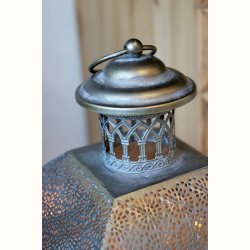 Lanterne m. dekor s�t af 2