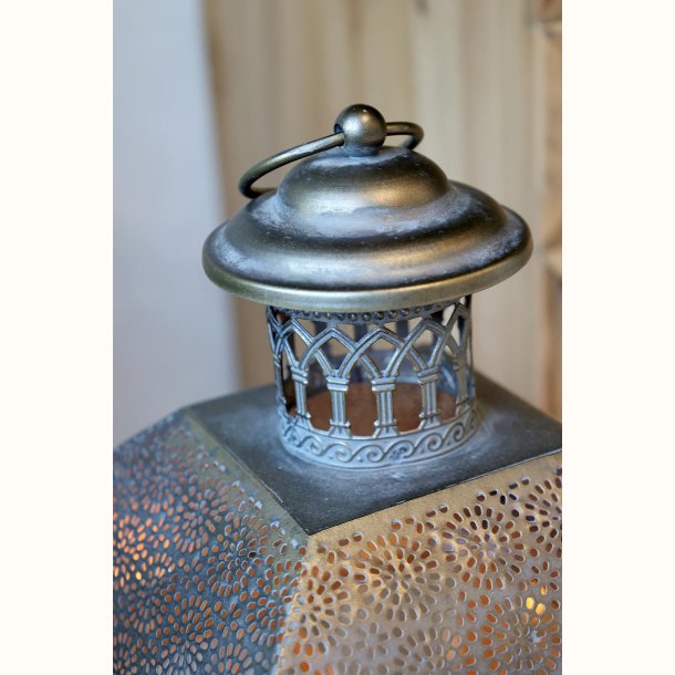 Lanterne m. dekor s�t af 2