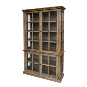 Marseille Vitrineskab m. 4 l�ger & hylder