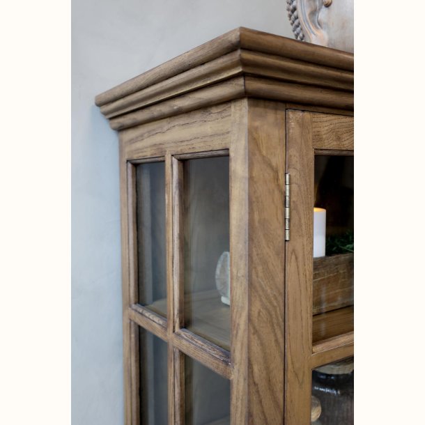 Marseille Vitrineskab m. 4 l�ger &amp; hylder