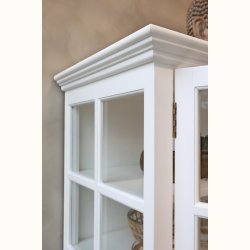 Marseille Vitrineskab m. 4 l�ger &amp; hylder