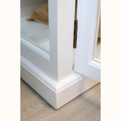 Marseille Vitrineskab m. 4 l�ger &amp; hylder