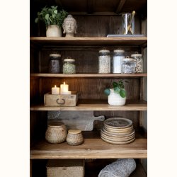 Marseille Vitrineskab m. 8 l�ger &amp; hylder