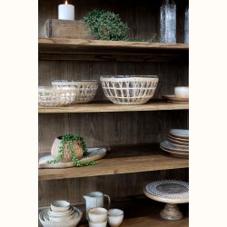 Marseille Vitrineskab m. 8 l�ger &amp; hylder