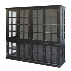 Marseille Vitrineskab m. 8 l�ger &amp; hylder