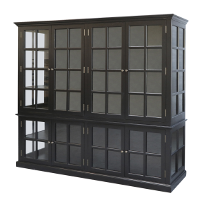 Marseille Vitrineskab m. 8 l�ger & hylder