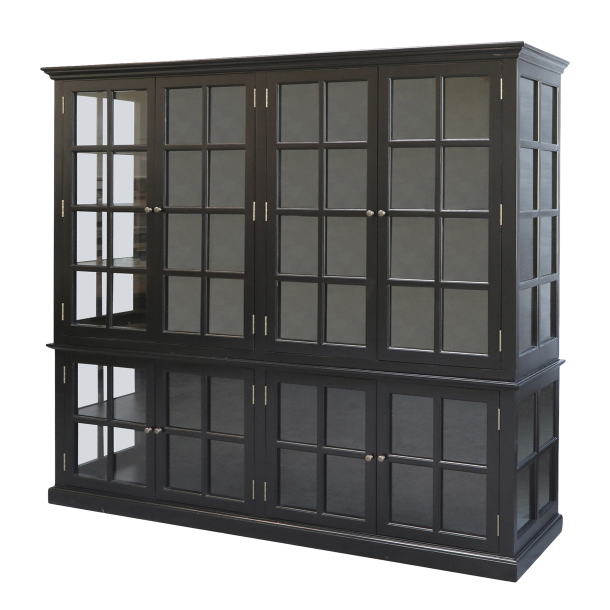 Marseille Vitrineskab m. 8 l�ger &amp; hylder