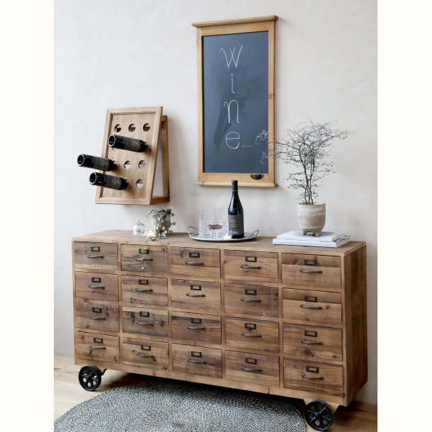 K�bmandsdisk p� hjul m. 20 skuffer