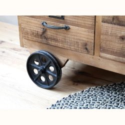 K�bmandsdisk p� hjul m. 20 skuffer