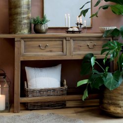 Marseille Anretterbord m. 2 skuffer