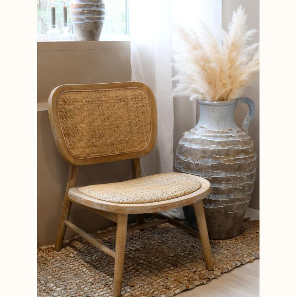 Loungestol m. flets�de &amp; ryg