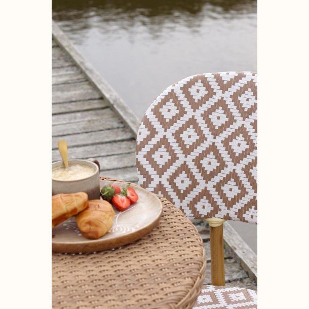 detalje af ryg pa bistrostol flet