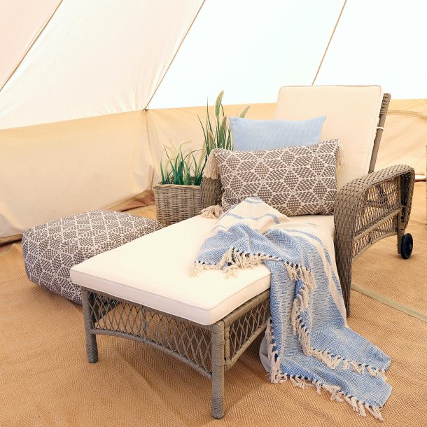 solvogn til terrasse og have med hynde