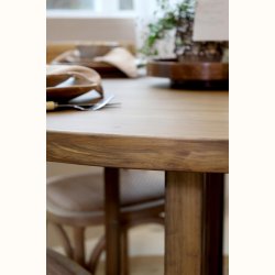 Spisebord m. sammenklappelige stel