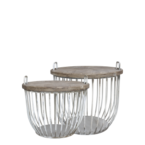 Sofabord m. tr�l�g s�t af 2