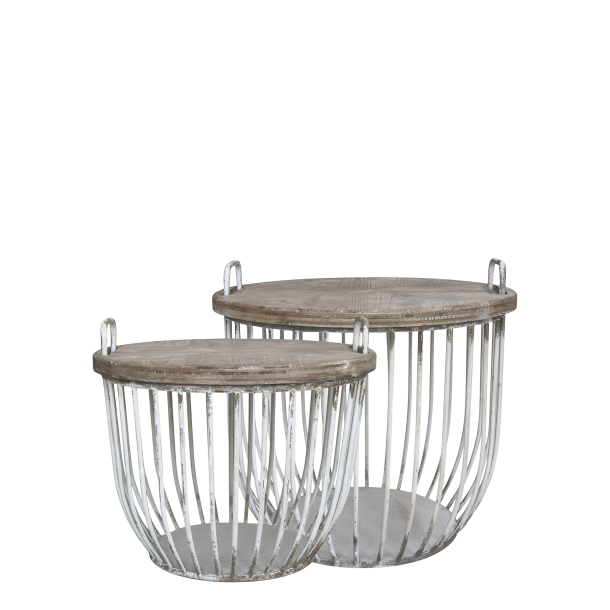 Sofabord m. tr�l�g s�t af 2