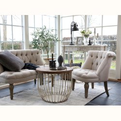 Sofabord m. tr�l�g s�t af 2