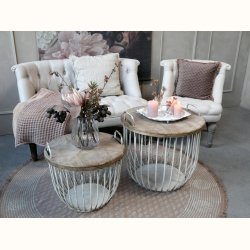 Sofabord m. tr�l�g s�t af 2