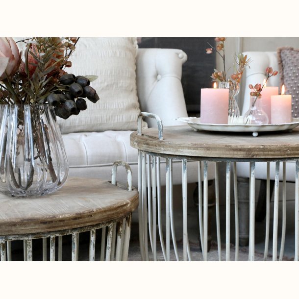 Sofabord m. tr�l�g s�t af 2