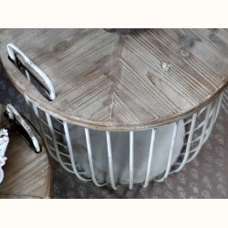 Sofabord m. tr�l�g s�t af 2