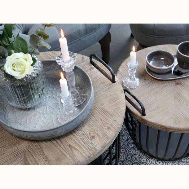 Sofabord m. tr�l�g s�t af 2