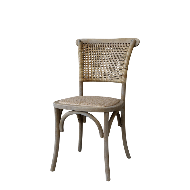 Spisebordsstol m. flets�de &amp; ryg