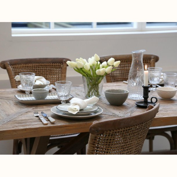 Spisebordsstol m. flets�de &amp; ryg