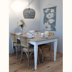 Spisebordsstol m. flets�de &amp; ryg