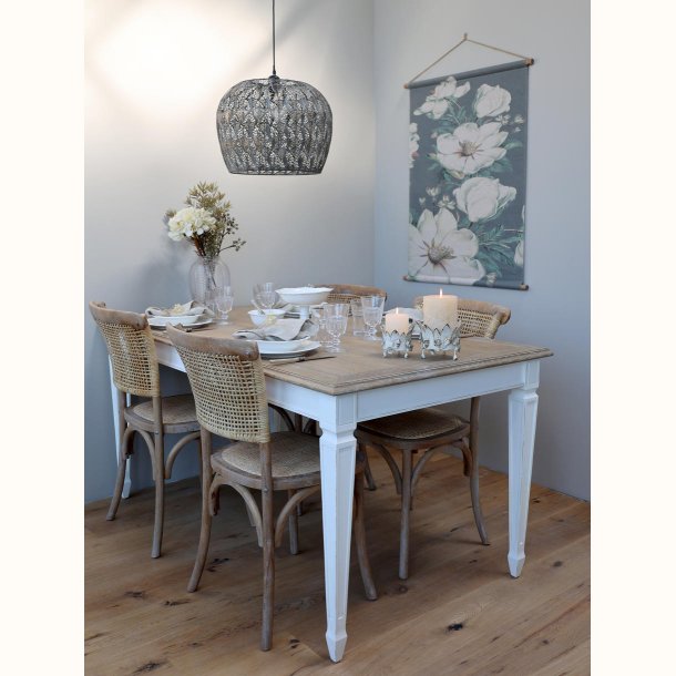 Spisebordsstol m. flets�de &amp; ryg