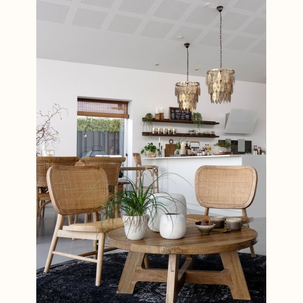 Spisebordsstol m. flets�de &amp; ryg