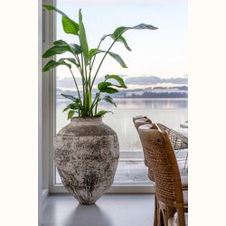 Spisebordsstol m. flets�de &amp; ryg