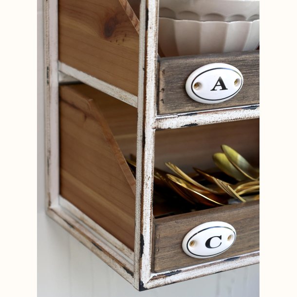 V�greol i antique creme til v�gmontering