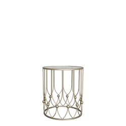 Sidebord m. glasplade