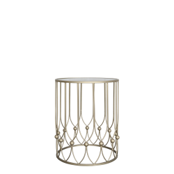 Sidebord m. glasplade