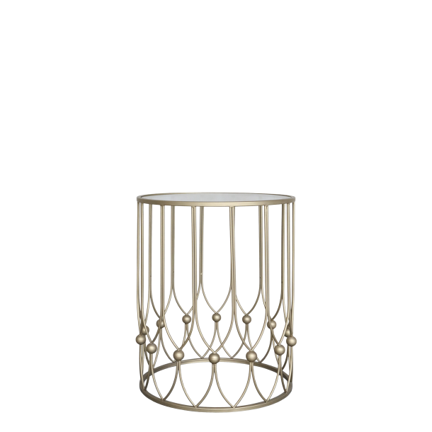 Sidebord m. glasplade