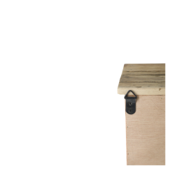 Skab til v�g m. 2 l�ger