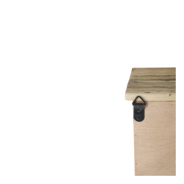 Skab til v�g m. 2 l�ger