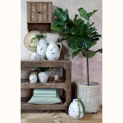 Skab til v�g m. 2 l�ger